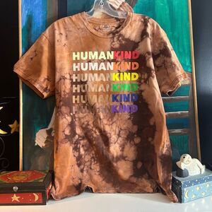 Humankind Multicolor Tie-Dye Short Sleeve Tee Large